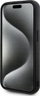 Mbulesë telefoni Karl Lagerfeld 3D Rubber Signature për iPhone 15 Pro 6.1", silikoni, e zezë
