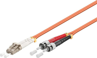 Kабел оптичко влакно Microconnect FIB412002-2, OM2, 2m, LC во ST, портокалов
