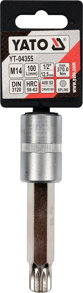 Prizë Yato, 1/2", M14 x 100 mm