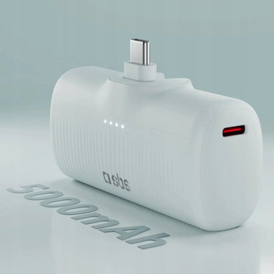 Powerbank SBS EcoPower 5000mAh, 10W, зелена