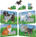 Puzzle me kornizë Larsen Cats and Dogs, 7 copë, 18.3 x 14.3 cm, shumëngjyrësh
