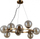 Llambadar Netlighting Montora me 11 drita G9, 120 cm, bronz i artë