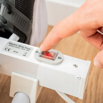 Raft elektrik për tharjen e këpucëve InnovaGoods Droe, 40W, për 2 palë, i bardhë