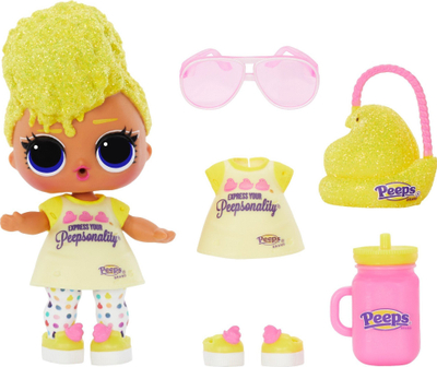Kukull L.O.L. Surprise Loves Mini Sweets Peeps Tough Chick, 7 surpriza, edicion i kufizum, shumëngjyrëshe