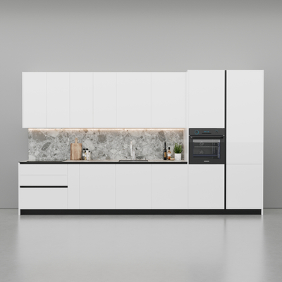 Kuzhinë IMMIGRAND SYSTEMS, Lineare, Bora White