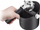 Kuti për mbeturina kafeje Coffee Grounds Knock Box, çelik karboni, fund kundër rrëshqitjes, zi argjend