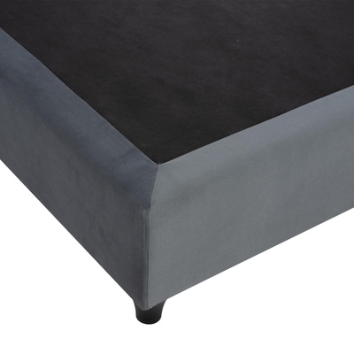 Shtrat DOLORES, kadife, 90×200 cm (HM649.10), gri