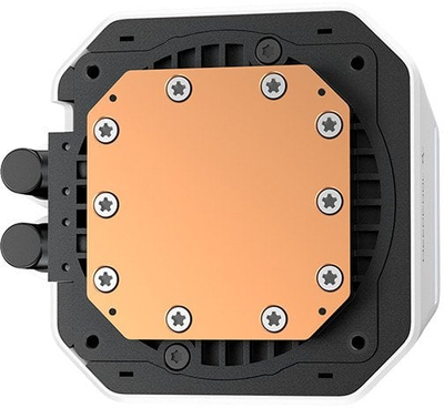 Ftohës uji CPU Deepcool K Cooler LM360, ekran IPS 2.4", AiO, i bardhë