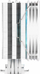 Ftohës CPU Gamdias Boreas E1-410, ventilator 120mm, RGB, i bardhë