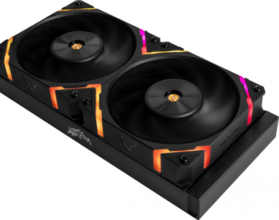 Sistem ftohës uji AIO Valkyrie Syn 240 ARGB, radiator 240mm, ekran LCD 2.4", i zi