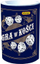 Игра со коцки Adamigo Dice Game, сет со 5 коцки, пластична чаша, шарена