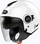 Helmeta e hapur Airoh Helios Color, madhësia XL, e bardhë