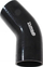 Lidhës silikoni TurboWorks Elbow 45°, 76mm, i zi