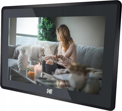 Kuadër digjital Kodak RCF106, ekran 10\" HD LED, WiFi, i zi
