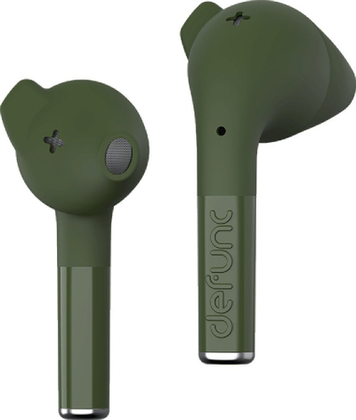 Defunc True Talk kufje wireless, True Wireless, IPX4, jeshile