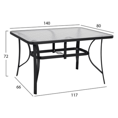 Set për kopsht HM10569.01 140×80 cm, gri