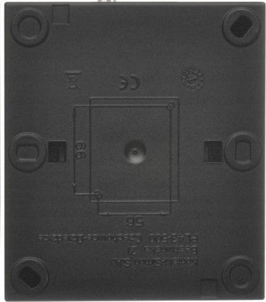Ndërprerës sipërfaqësor Kontakt-Simon Aquaclick ACW5L/49, 10AX 250V, IP44, i zi