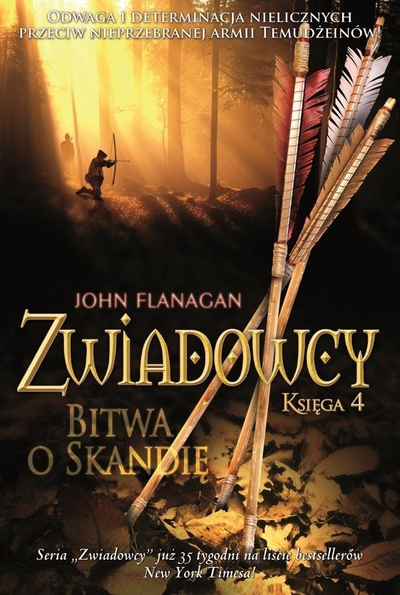 Книга Џон Фланаган Ренџери Битката за Скандија, Том 4, фантастичен роман, за млади