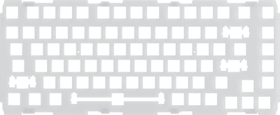 Pllakë çelësa Glorious GMMK Pro 75%, polikarbonat, ISO, transparente