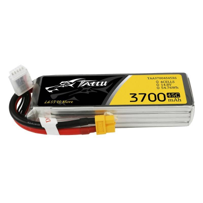 Bateri LiPo Tattu TAA37004S45X6, 14.8V, 3700mAh, e verdhë