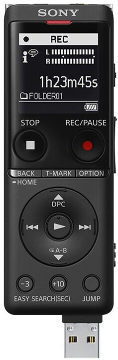 Diktafon Sony ICDUX570B, 4GB, i zi