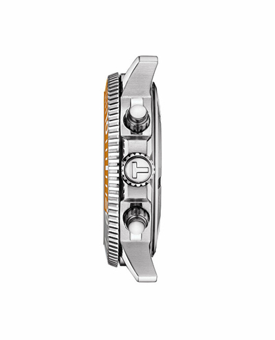 Orë dore për meshkuj Tissot Seastar 1000 Chronograph T120.417.17.081.0, e hirtë