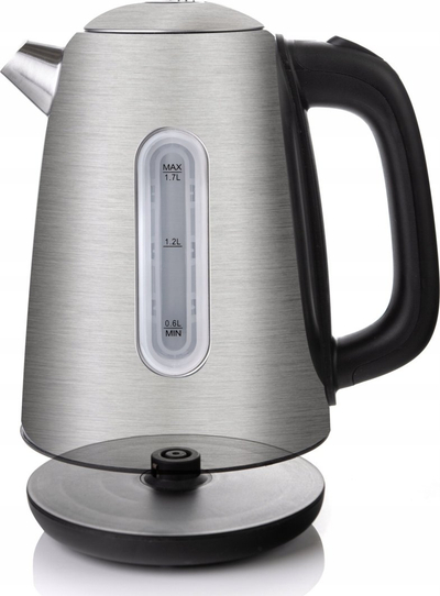 Ibrik elektrik First Austria FA-5409-6, 1.7L, metal, argjend
