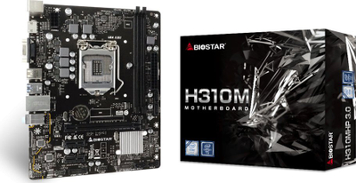Pllakë amë Biostar H310MHP 3.0, Intel H310, LGA 1151, me ngjyrë të zezë