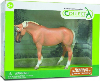 Figurinë kali Collecta 1:12 Quarter Mare Deluxe, kafe
