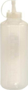 Shishe për salcë Kinvara, 1L, 8 x 25 cm, e bardhë ivory
