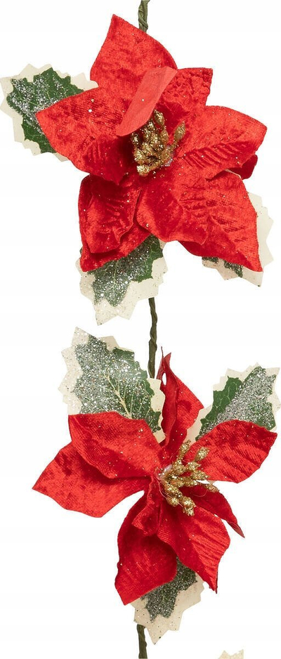 Bimë zbukuruese plastike Atmosphera GDN Poinsettia, 180cm, shumëngjyrëshe