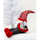 Stoli Krishtlindjesh Saska Garden Santa, xhuxh dekorativ, kapelë me shkëlqim, e kuqe