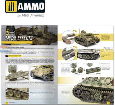 Libër udhëzues modelimi Ammo by Mig AMIG6293, how to use pigments, anglisht