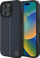 Mbrojtëse telefoni Mercedes Blue Line për iPhone 16 Pro Max, lëkurë, MagSafe, blu navy
