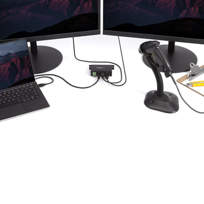 Hub USB industrial StarTech ST4200USBM, 4 porta, USB 2.0, i zi