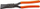 Darë llamarine Strend Pro Roofing Pliers Straight 180°, nofulla të gjera, doreza PVC, portokalli