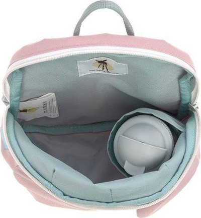Çantë shpine për kalamaj Lassig Tiny Backpack About Friends Chinchilla, që s’e kap uji, për kalamaj 2+ vjeç, gri