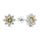 Vathë Brilio Silver Flowers EA577WYL
