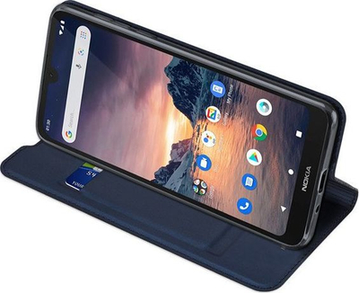 Футрола за телефон Dux Ducis Skin Pro за Nokia 1.3, тип книга, со џеб за картички, црна