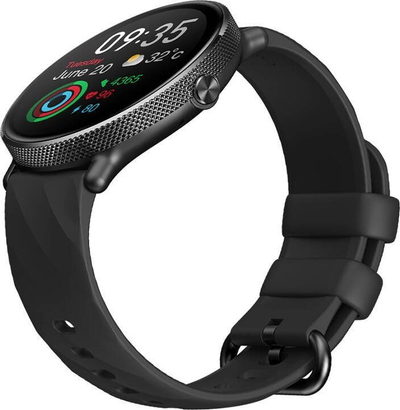 Ora e zgjuar Zeblaze GTR 3 Pro, ekran 1.43" AMOLED, IP68, e zezë