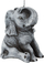Qiri Dekorativ – Elefant Gri 1 copë (989512)