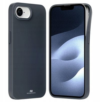 Mbulesë telefoni Mercury Soft Case për iPhone 16e, silikon, blu navy