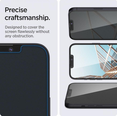 Xham mbrojtës Spigen GLAS.tR Slim për iPhone 13 Pro Max, Privacy, transparent