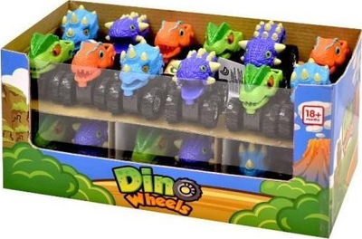 Makinë lodër dinosauri Artyk Dino Wheels, modele të përziera, plastike, shumëngjyrëshe