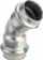 Лак нерѓосувачки челик Viega Sanpress 2326, 18mm, 45°, челик инокс