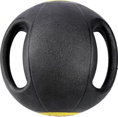 Медицински топ HMS NKU03, 3 kg, со рачки, црн