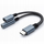 Adapter USB C Qoltec 2 me 1, jack 3.5mm, PD 15W, gri