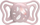 Qetësues silikoni Chicco PhysioForma Light, 6-16 muaj, set me 2 copë, rozë