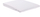 Çarçaf krevati STANDARD satin, 150×260 cm, pambuk 100%, i bardhë
