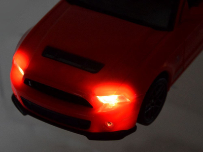 Makina me telekomandë Ford Shelby GT500 RC0585, shkallë 1:24, 2.4GHz, e kuqe